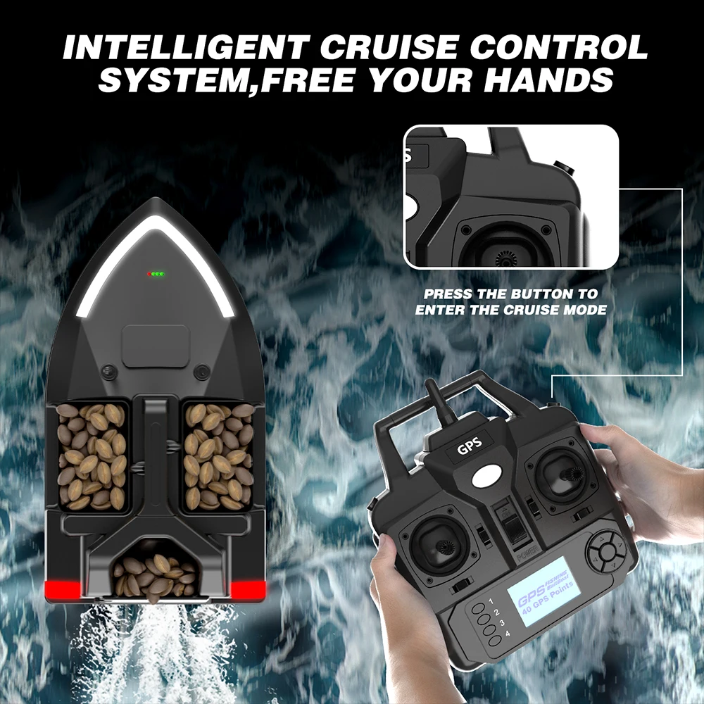 V020 T188 T888 V18 D16 V900 V700 D18 Remote Control RC Fishing Bait Boat Spare Parts 7.4V 12800Mah 15000Mah Battery Accessories