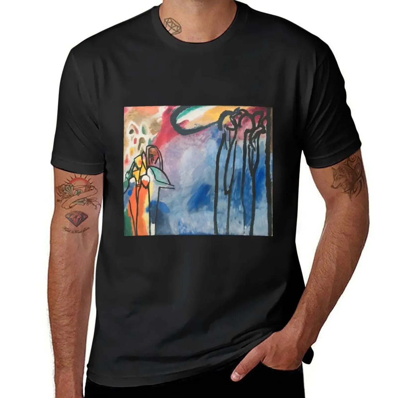 Wassily Kandinsky T-Shirt oversize t-shirts man funny meme t-shirts black t-shirts for men