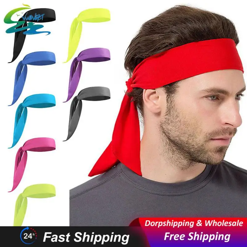 Women Men Hair Band Cycling Turban Pirate Headband for Running Basketball Gym Training Sweatband Yoga Fitness Ninja Tie Bandanas