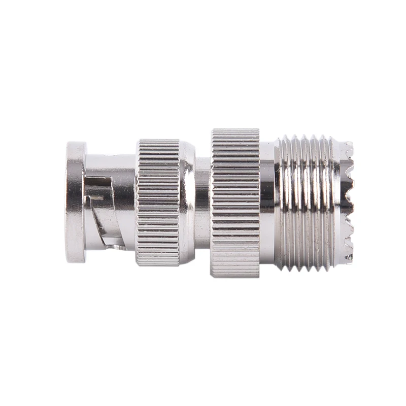 BNC Male Plug To SO239 UHF PL-259 Jack RF Female Coaxial Adapter Cable Connector