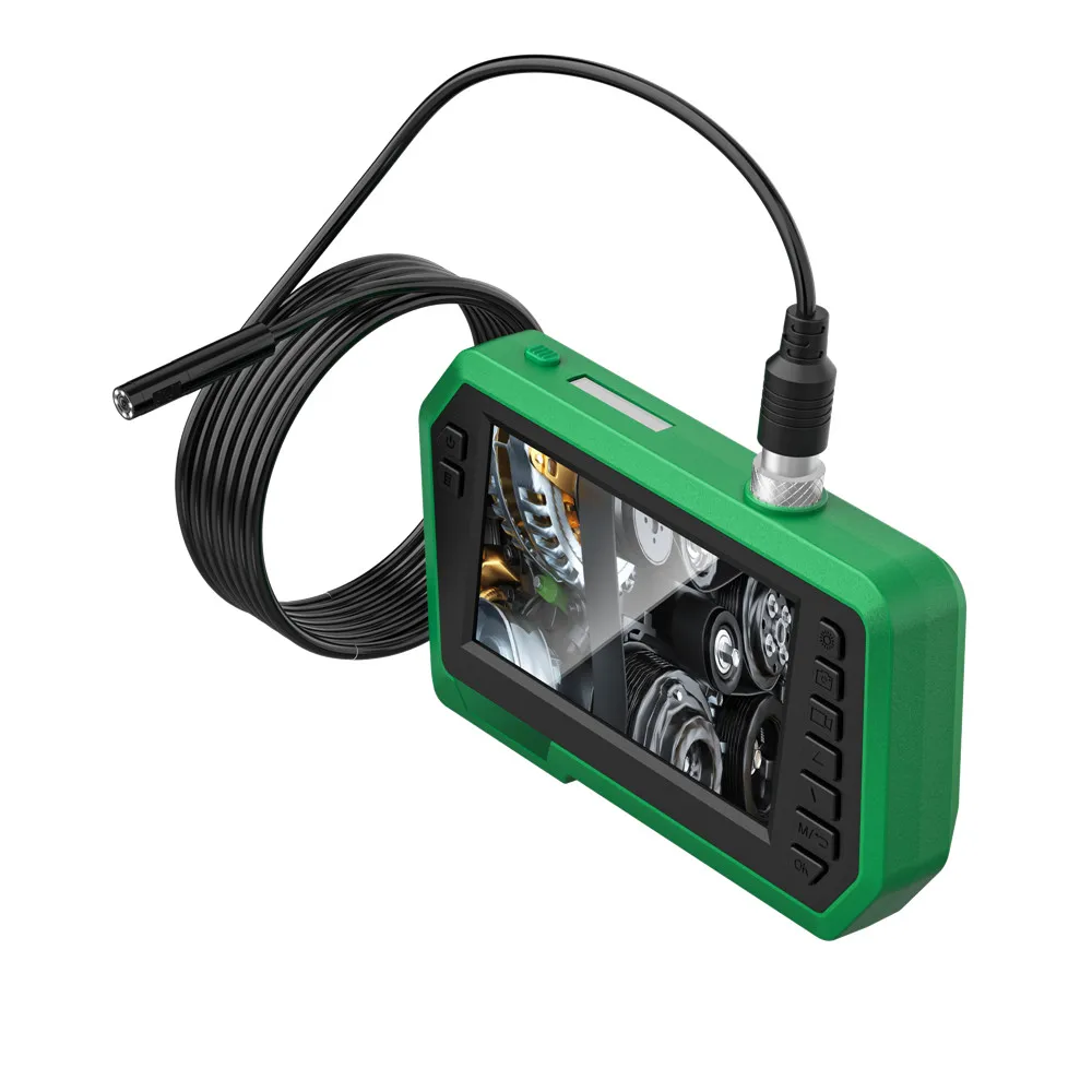 Portátil atacado baixo preço 4.3 polegadas IP67 Lente Tripla Endoscópio Industrial 1080P Digital Boroscópio Câmera de Inspeção de Esgoto