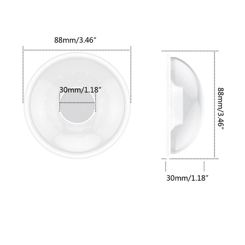 2PCS Brustschalen Milchfänger Stillbecher in Lebensmittelqualität für stillende Mütter Effizienter