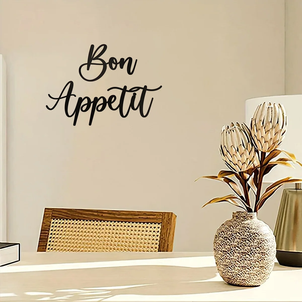 Metal Wall Decor Farmhouse Modern Large Bon Appetit Metal Art Hanging Kitchen Signs Wall mounted room Decor wall decoration