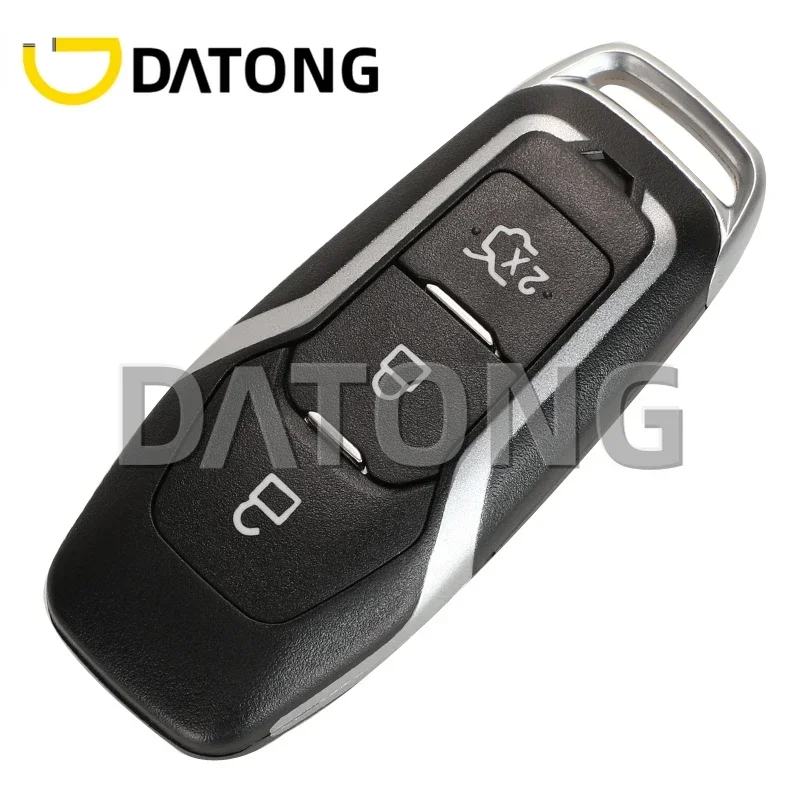 CHANKey Smart Remote  Case For Ford Mondeo 2.0T KUGA Mustang 2015 EDGE Car Styling 3 Button Silver Tape Replace  Shell