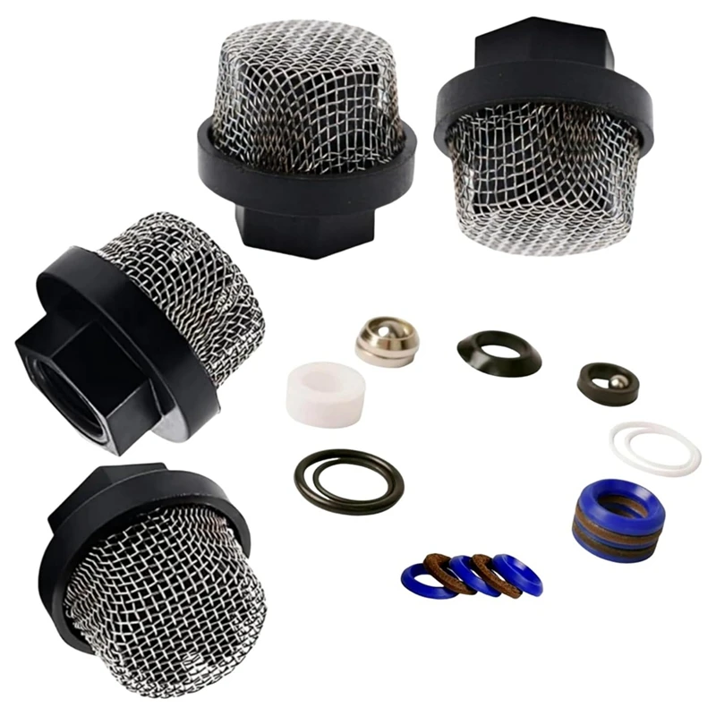 

ABMR-(1+4Pk) 244194 Паковочный комплект для ремонта насоса и 246385 Комплект для замены экрана впускного фильтра UNF 7/8 дюймов для 390 395 490 495 595