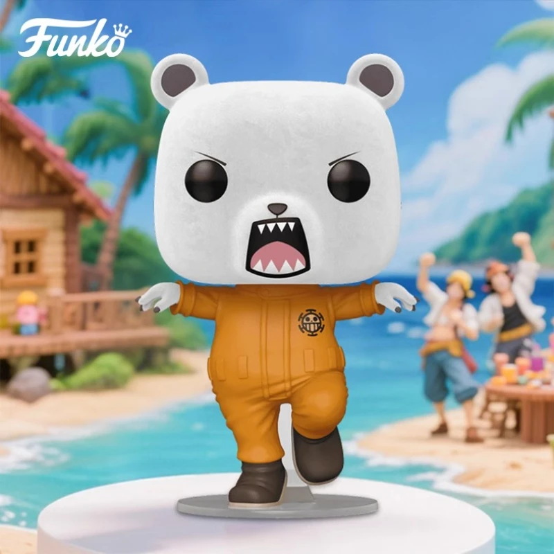 

Подлинное издание FUNKO POP 《ONE PIECE》Bepo,Vivi,King,Law Аниме Экшн Настольное украшение Орнамент Модель Игрушки Коллекционная модель