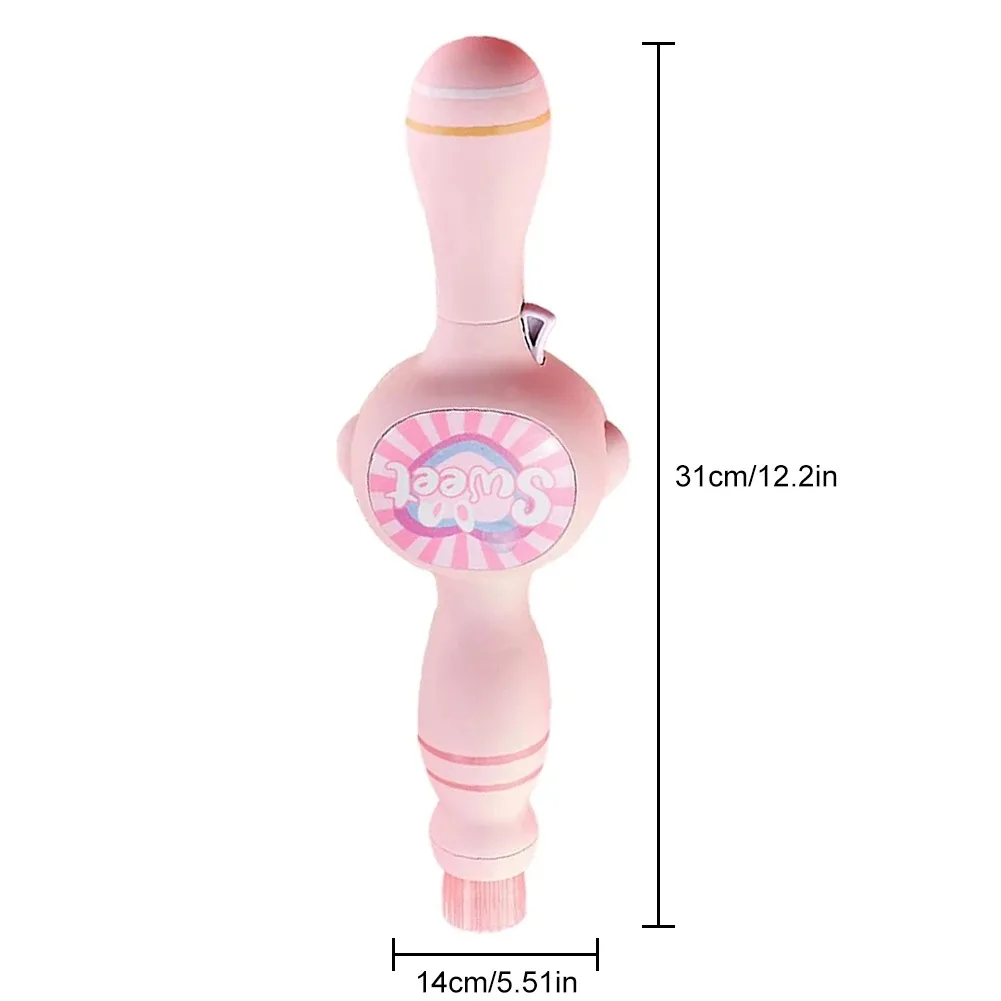 휴대용 컬러풀 버블 머신 경량 디자인 인터랙티브 플레이 탄력 있는 버블 포그 완드 자동 버블 블로워 어린이용