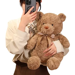 1pc Cute Classic Teddy Bear Plush Toys Kawaii Bow Tie Bear Plushie Pillow Stuffed Soft Dolls for Kids Girls Lover Gifts