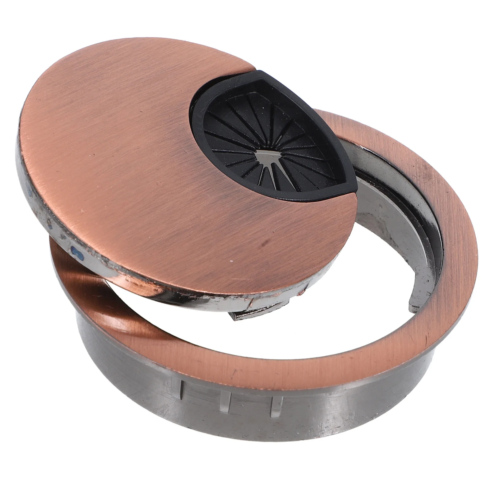 

Desk Grommet Cable Hole Cover Round Wire Organizer For Computer Desktop Zinc Alloy Cord Management Desktop Cable Grommet