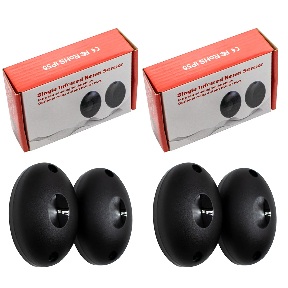 

2pcs IP55 Automated Gate Safe Infrared Detector Sensor Set for Swing Sliding Garage Gate Door Safety Infrared Photocells Alarm