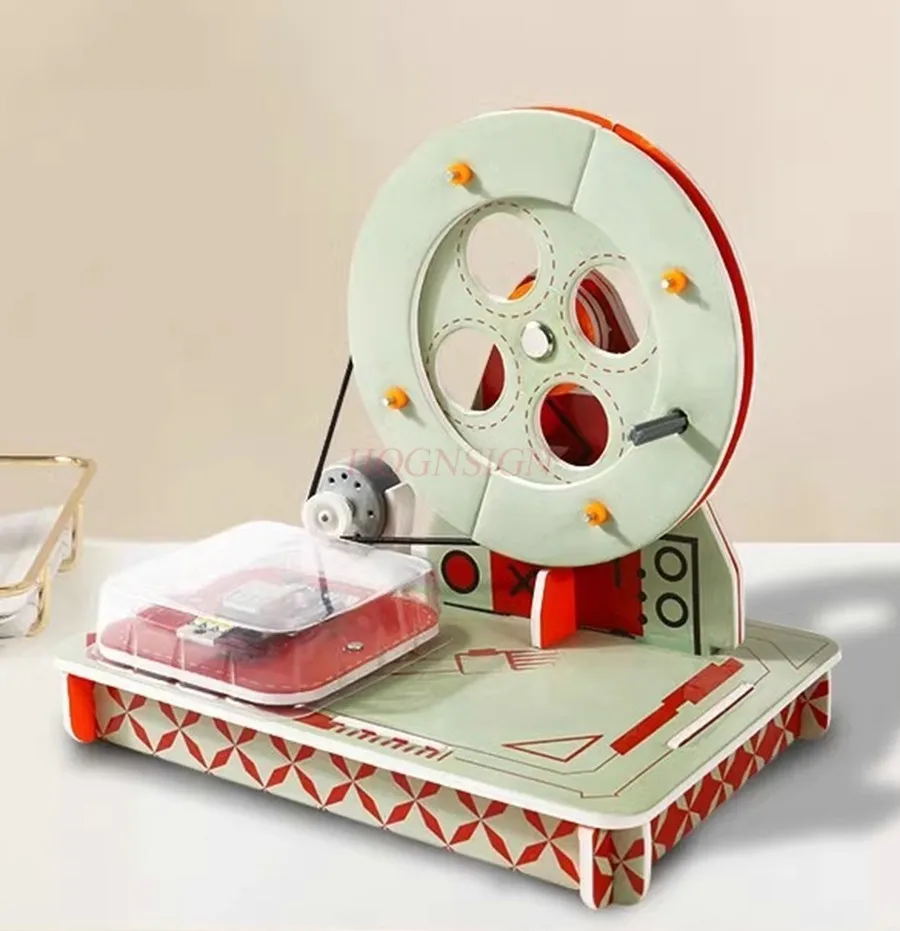 1set Hand cranked generator, children's technology DIY small production, student experimental teaching tool material package