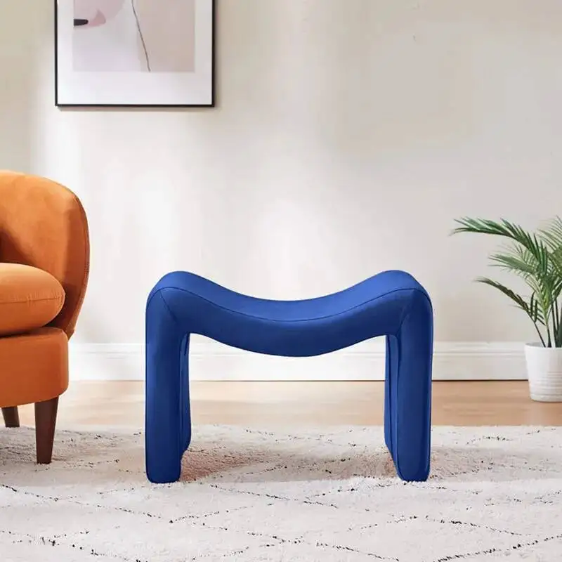 Lazy Entryway Foot Stool Unique Pedicure Modern Accent Children Gaming Nordic Foot Stool Vanity Chair Tabouret Home Furniture