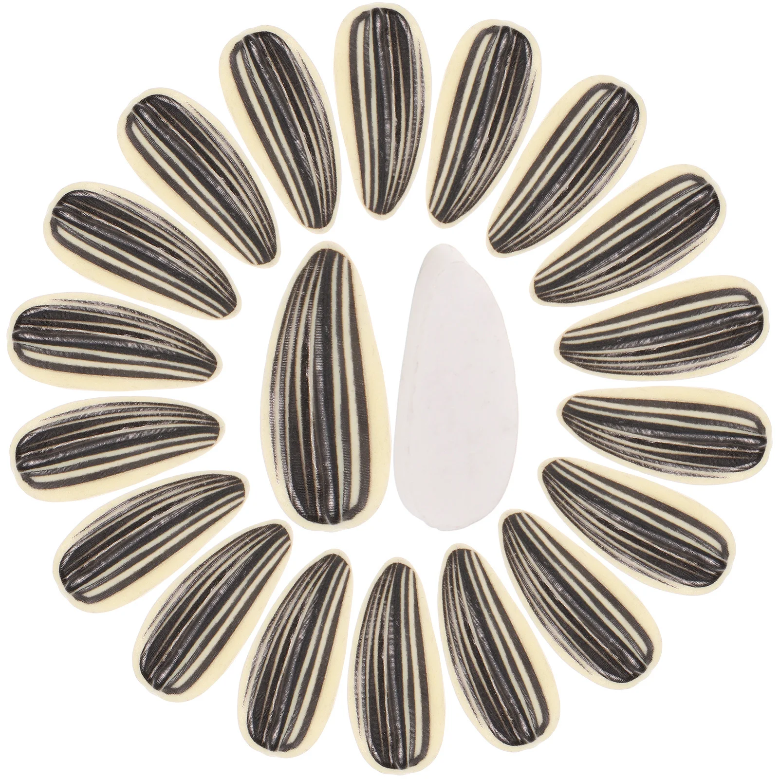 

30Pcs Sunflower Seed Flatback Charms DIY Phone Case Crafts Phone Cover Accessories Handmade Jewelry Decorations for Crafting