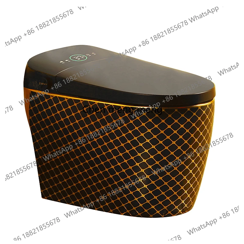

The new European black and gold smart toilet is fully automatic induction cleaning integrated color intelligence