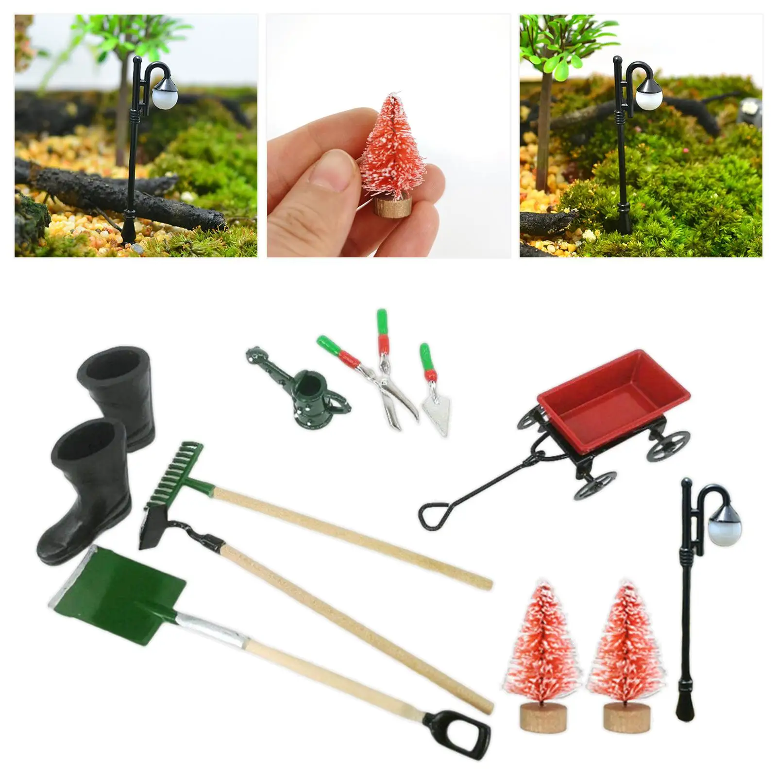 1:12 Gardening Working Accessories Kit DIY Photographic Props