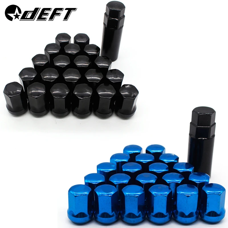 

New Style for Wheel Nuts Iron Racing Lug Nuts 20pcs lock racing Screw Nuts for honda Mitsubishi 12*1.5/12*1.25