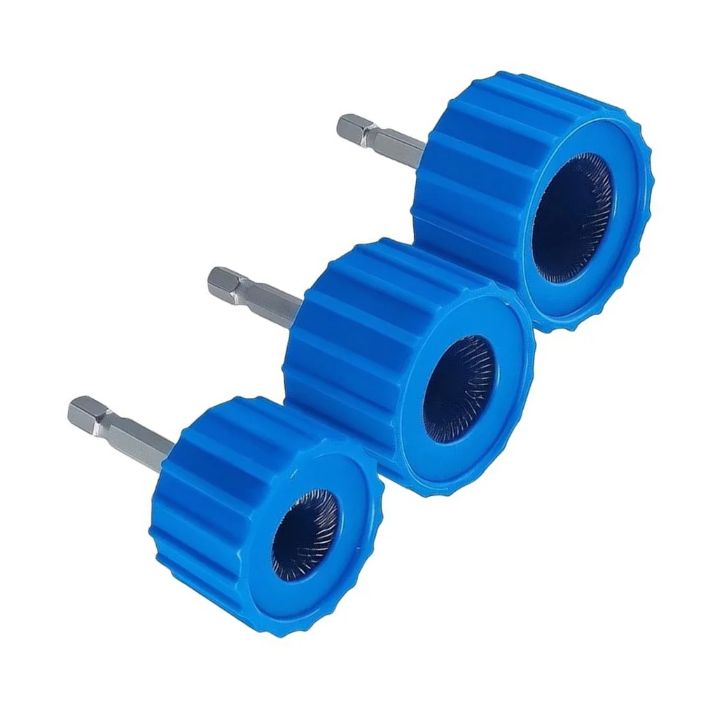High Strength Cleaning Tool Cleaning Tool Drill Attachment Brush Blue Copper Pipe Cleaner High Strength Handle