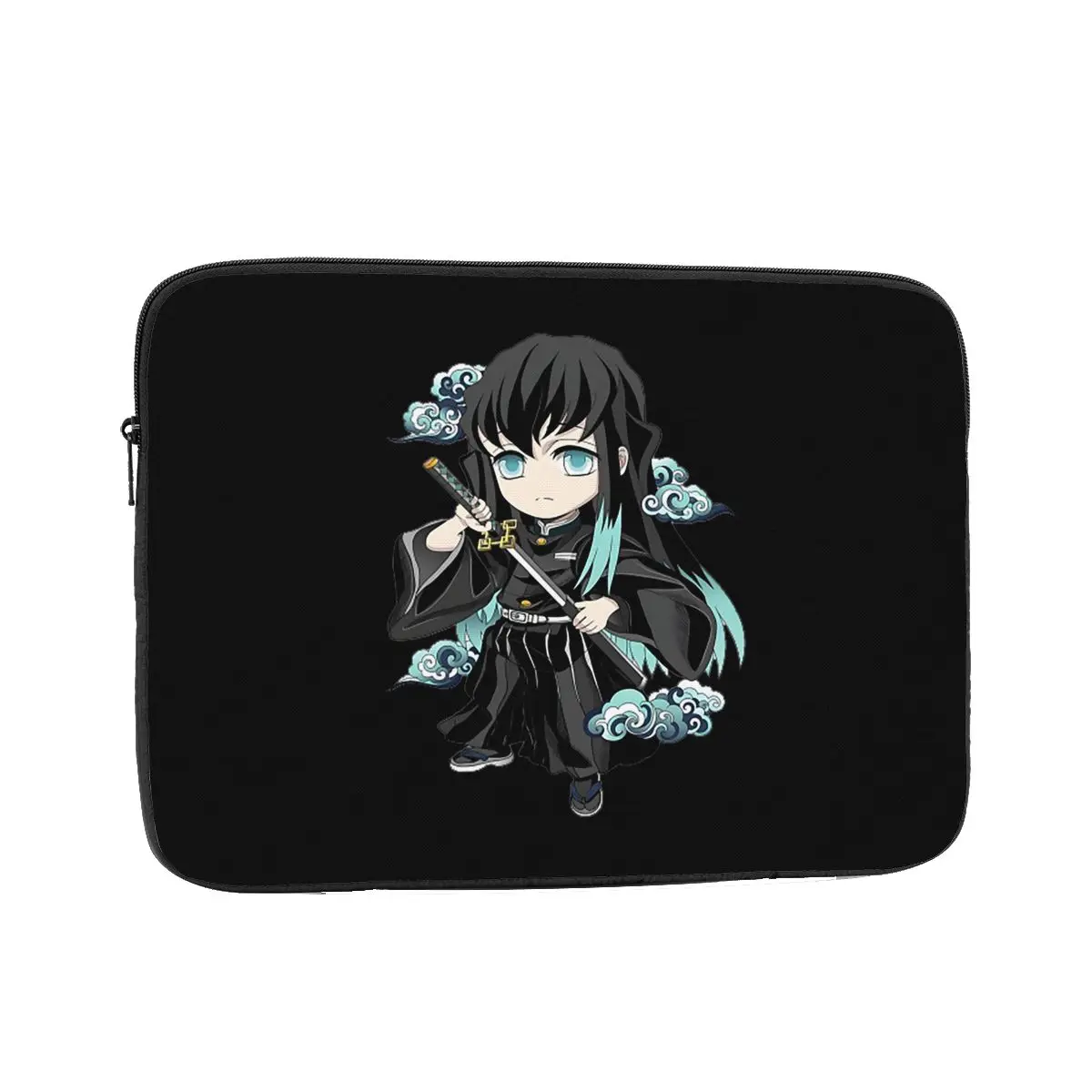 Chibi Mist Pillar Muichiro Tokito funda para portátil bolsa 10 12 13 15 17 pulgadas bolsa para portátil funda para tableta funda a prueba de golpes