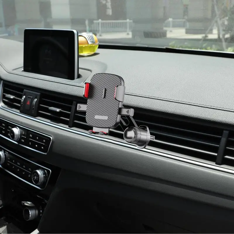 Phone Stand for Car Dashboard 360-degree rotating Auto Mobile Phone Navigation Stand Single-Handed Access Phone Holding Tool