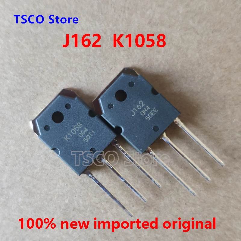 （1-10pair/LOT)  K1058  J162 2SK1058 2SJ162    New Origiail Audio