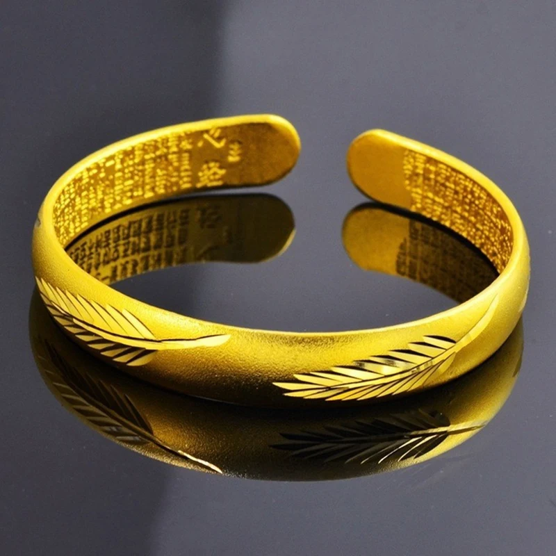 ●New Style Open Bracelet for Women, Peace and Joy Bangle, Zinc Alloy Simulation Bangle