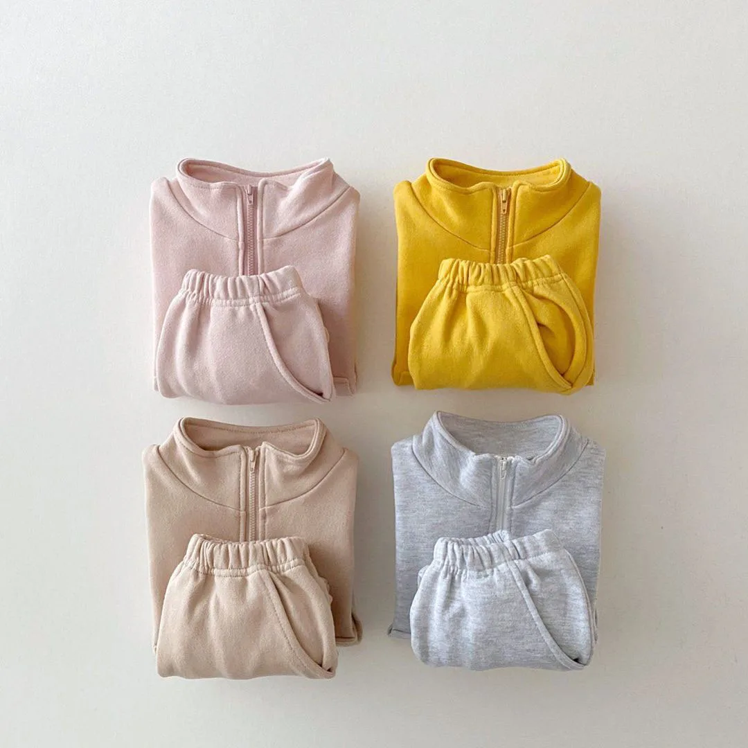 2piece Set Baby Clothes Set Baby Toddler Girl Boy Cotton Sweatshirt +pant Two Piece Kid Children Clothing Suit Spring and Autumn