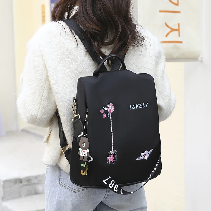 2024 Waterproof Oxford Women Backpack Fashion Anti-theft Women Backpacks Print School Bag High Quality Large Capacity Backpack