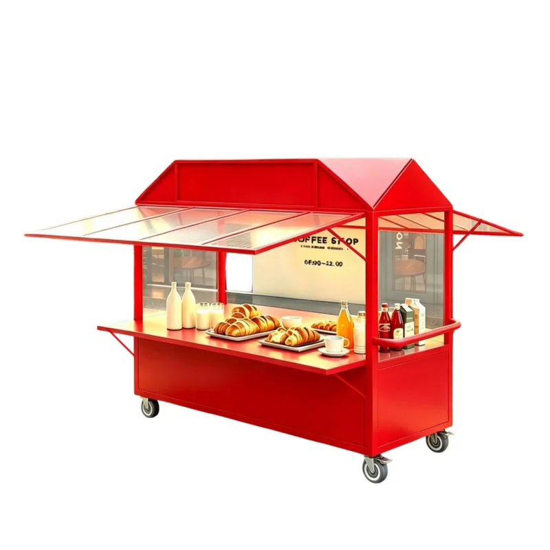 Factory Direct 2026 Internet celebrity market stall Mobile stall Commercial Street Night Market Snack Car