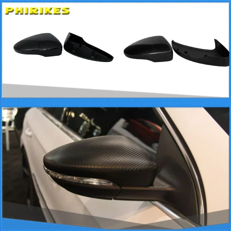 

1 Pair Rearview Mirror Cover Side Wing Rear View Mirror Case Covers For VW Golf MK7 7.5 GTD R GTI MK6 6 Polo 6R Scirocco Passat