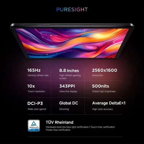 CN Version Lenovo Legion Y700 2025 Tab Gaming Pad Tablet 256GB 512GB Gen 3 8.8" 165Hz Display 6550mAh 68W Charging Android 14