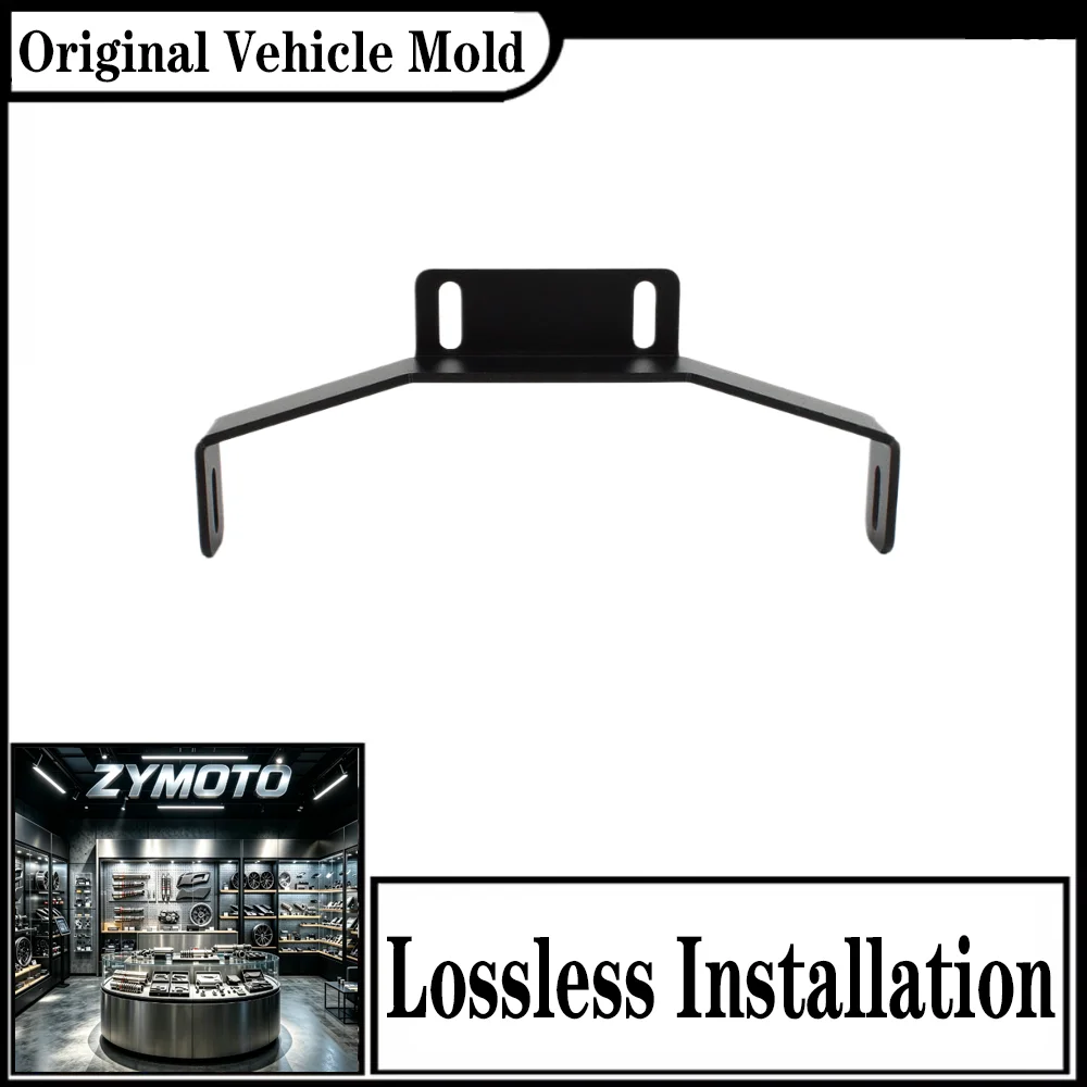 FOR YAMAHA YZF-R3 2019-2024 Motorcycle Auxiliary Fog Light Mount Bracket Left Right Pair Black Steel