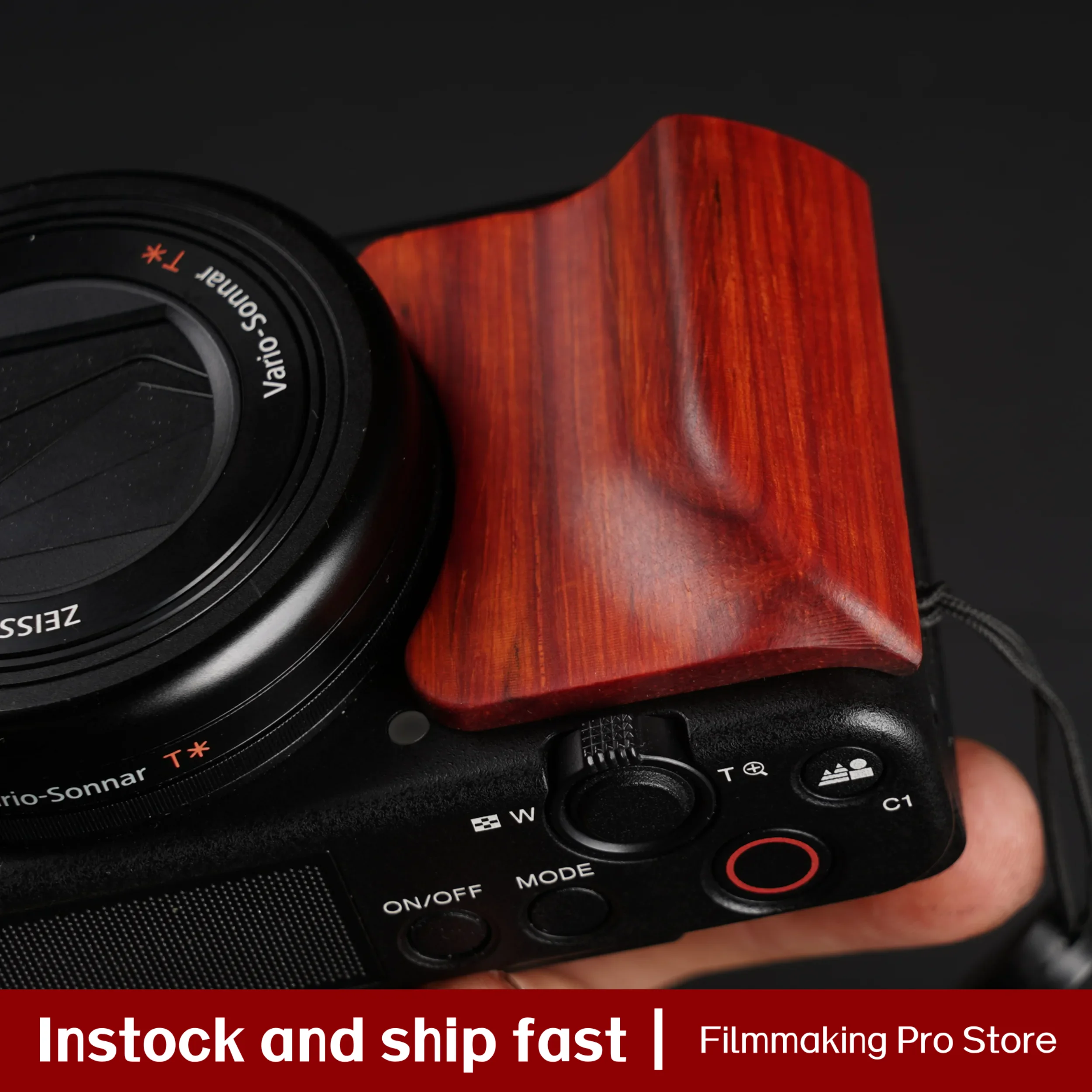 Camera Handle Wood …