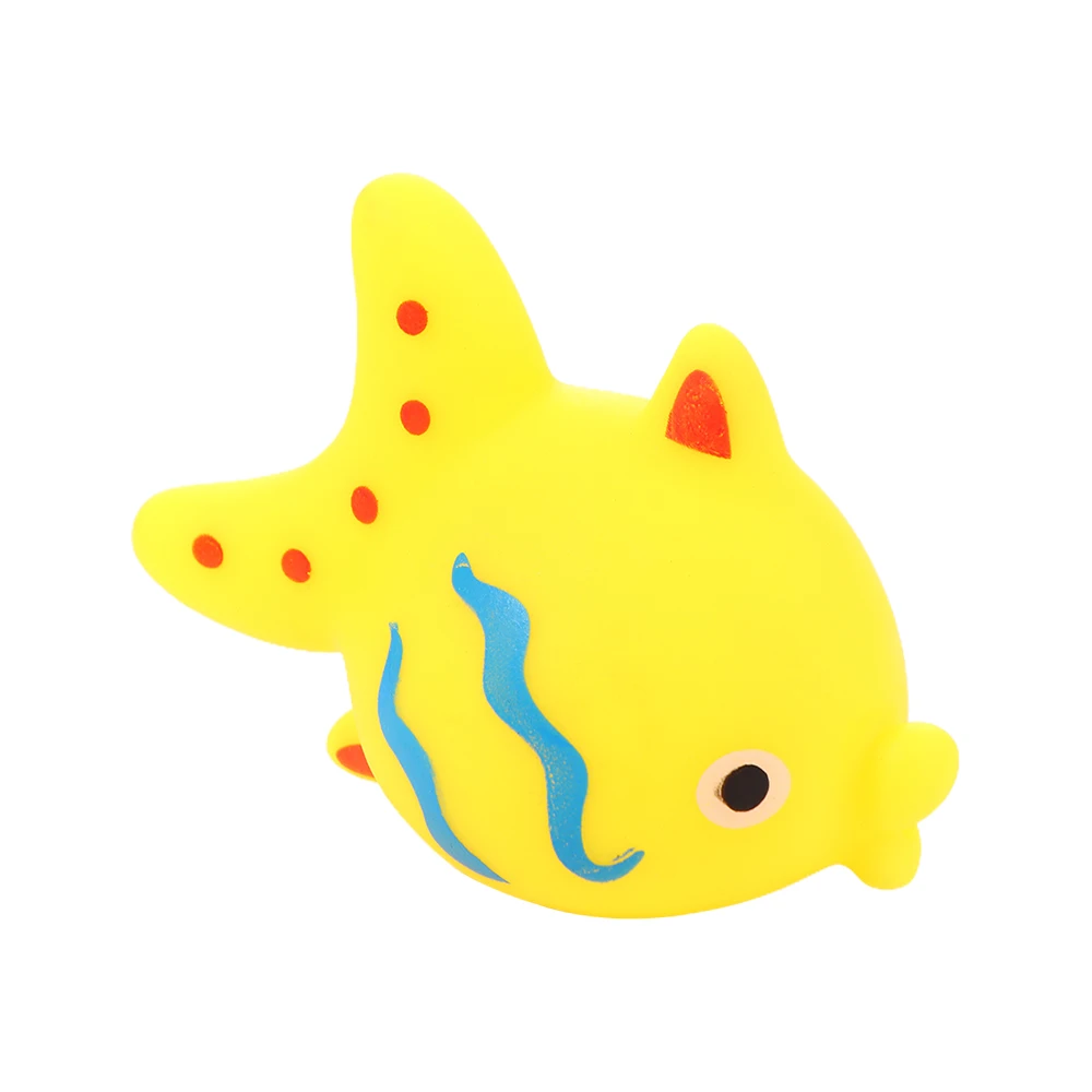 Schattige zachte dieren Knijpgeluid Piepend Kleurrijk Babybadje Speelgoed Zwemwaterspeelgoed Badspeelgoed Vlotter Douche