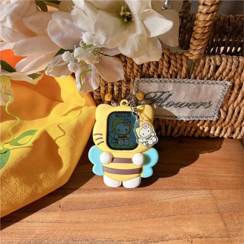 Cute Honey Hello Kitty Lanyard Case For Apple Watch Sport 1/2/3/4/5/6/7/8/9st Gen S10 S11 Ultra SE 38/45/41/44/42/46/49mm Case view 2