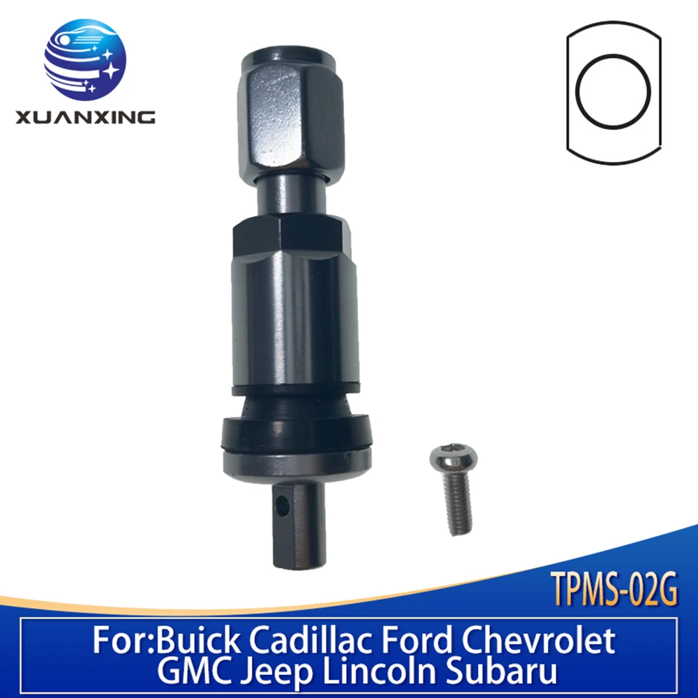 Zawory TPMS czujnik ciśnienia w oponach trzonki zaworu Metal dla Buick Cadillac Chevrolet Raptor Mondeo GMC Volvo TPMS-02