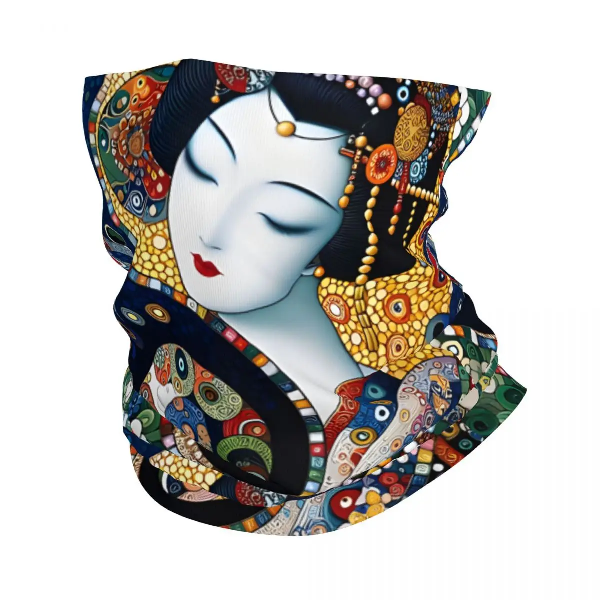 Japanese Geisha Are A Symbol Of Sophistication Thin Wrap Scarf Bandana Neck Gaiter Face Cover Headband