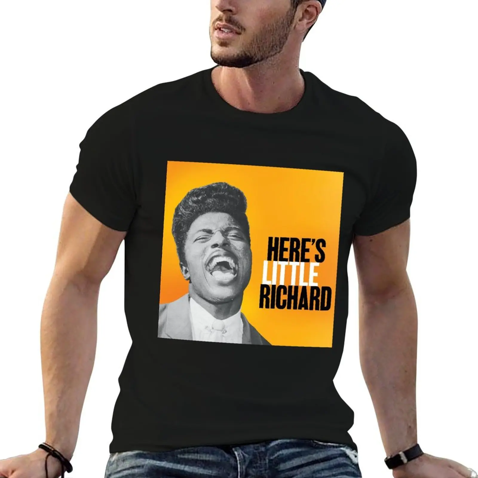Little Richard Album cover print T-Shirt summer 2026 shirts graphic tees vintage t shirt men