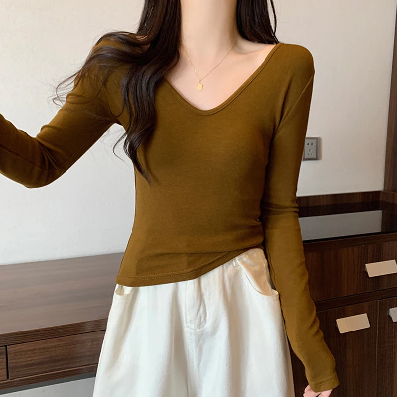 Рисунок 5 - Женская Осенняя футболка с V-образным