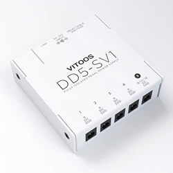 VITOOS DD5-SV1 효과 페달 전원 공급 장치, 완전 절연 필터, 리플 소음 감소, 고출력 디지털 이펙터