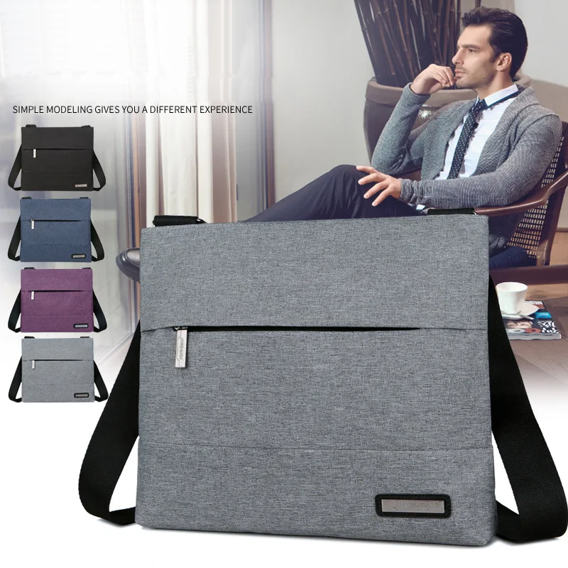 Men's Crossbody Bag Business Leisure Fashion Travel Outdoor Tablet Computer Bag Japanese Simple Waterproof Men's Shoulder Bag