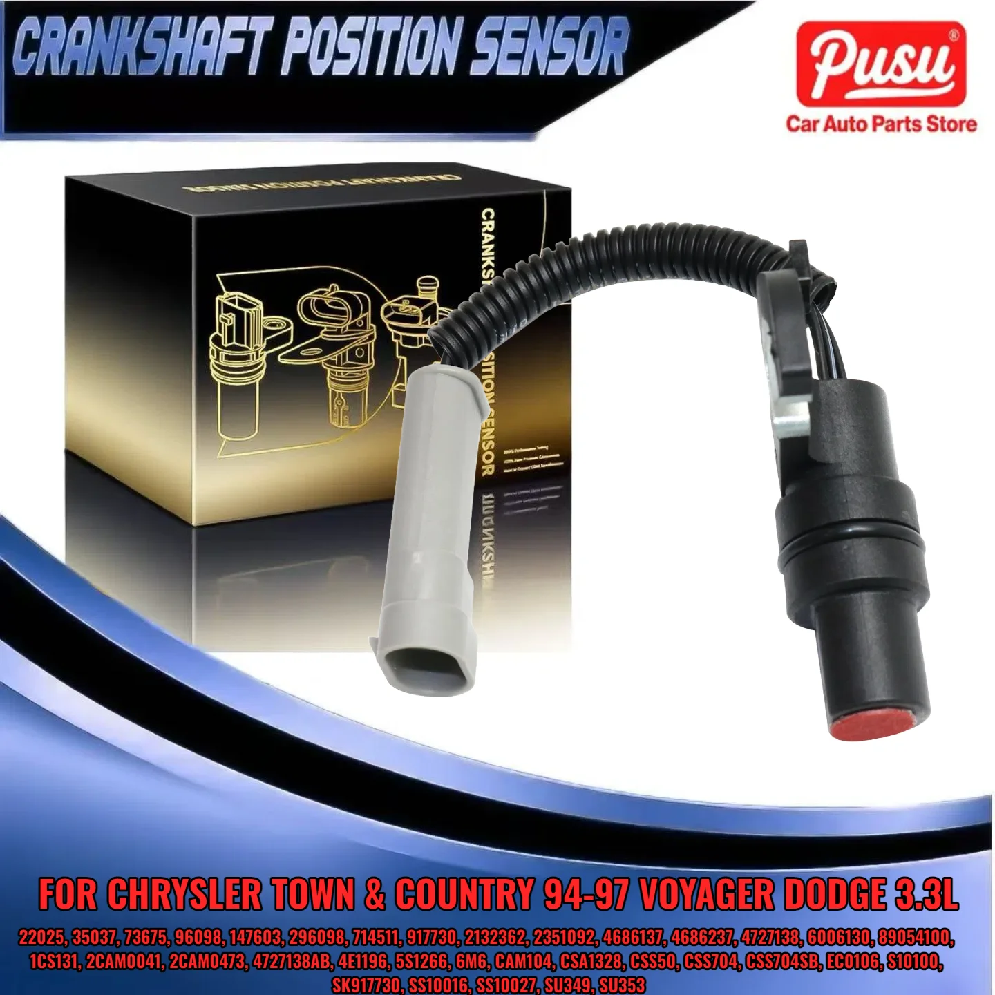 

Camshaft Position Sensor for Chrysler Town & Country 94-97 Voyager Dodge 3.3L 22025 35037 73675