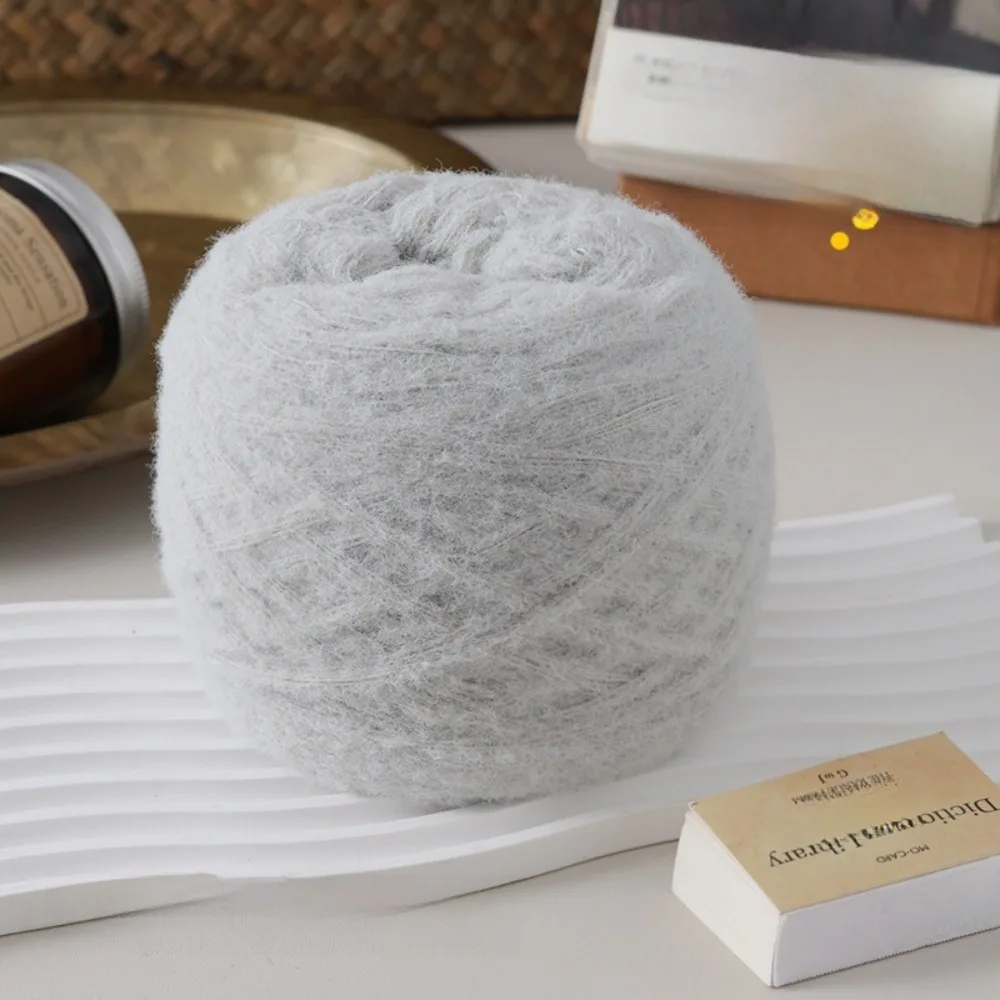 

100g New Fluffy Mohair Yarn Warm Soft Cotton Yarn Ball Solid Color DIY Knitted Scarf Yarn Scarf Making