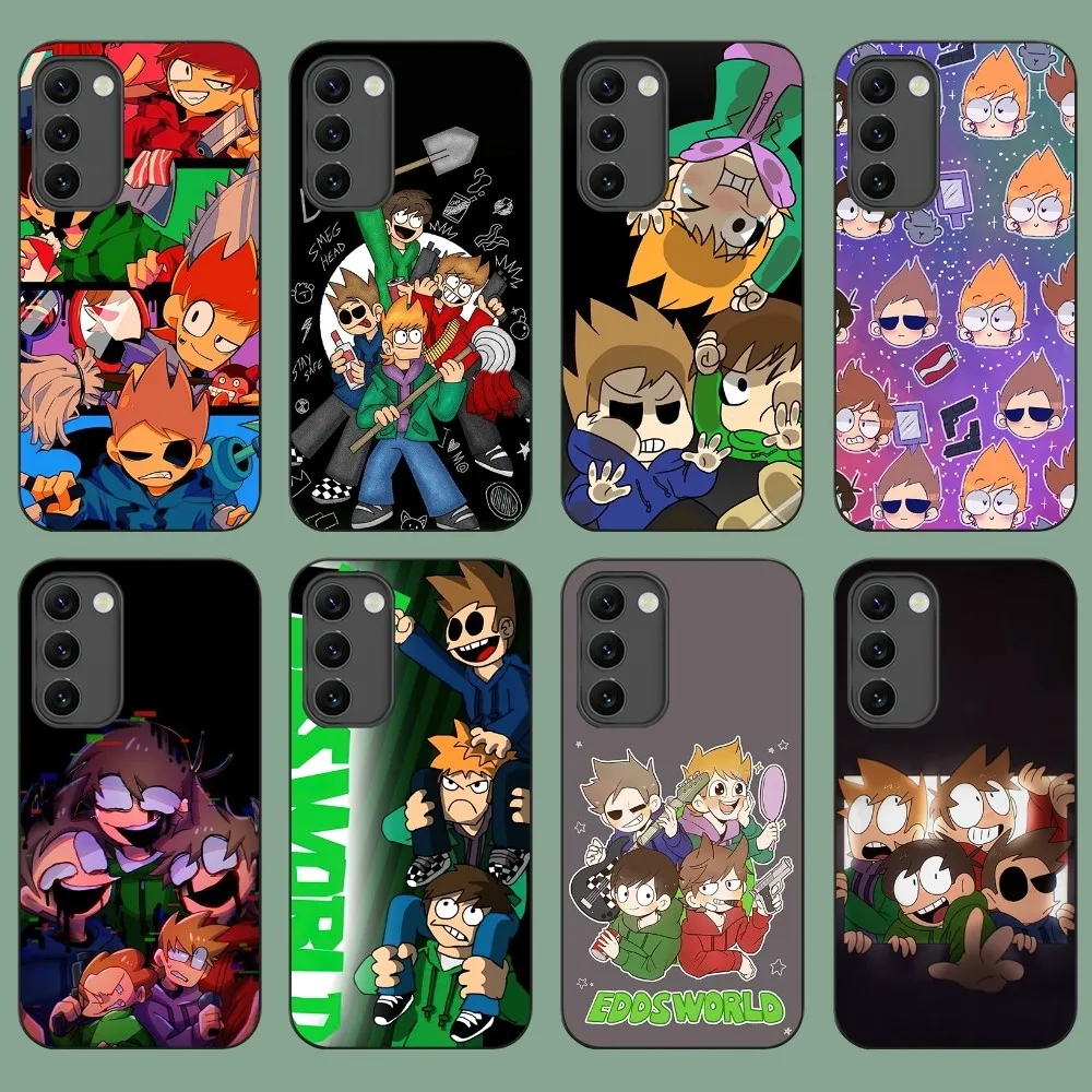 Casing ponsel Anime Eddsworld untuk Samsung A52 A53 A70 A71 A72 A73 A80 A91 S cangkang