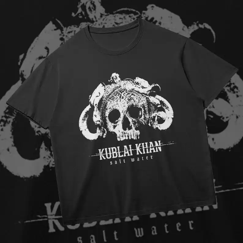 Kublai Khan clothing Gothic clothes Skull Pastel Goth Edgy clothing Punk Alt Clothing t-shirt