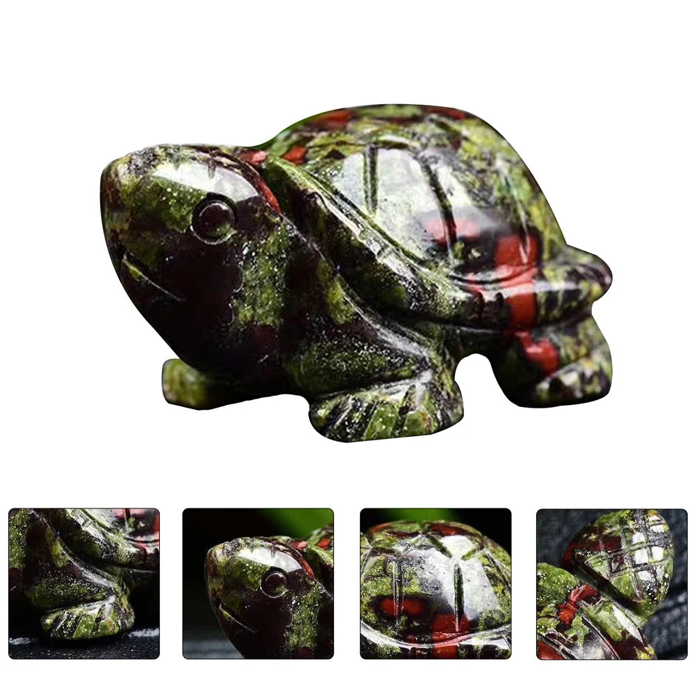 

1pc Stone Turtle Ornament Fine Craftsmanship Aquarium Decor Underwater Landscape Adornment Fish Tank Turtle