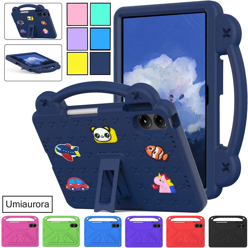 

Для Xiaomi Redmi Pad SE 8.7 Pro 12.1 Pad2 11-дюймовый Mi Pad 5 6 7 11.2 Cartoon Kids Портативный противоударный чехол для планшета EVA Подставка Funda