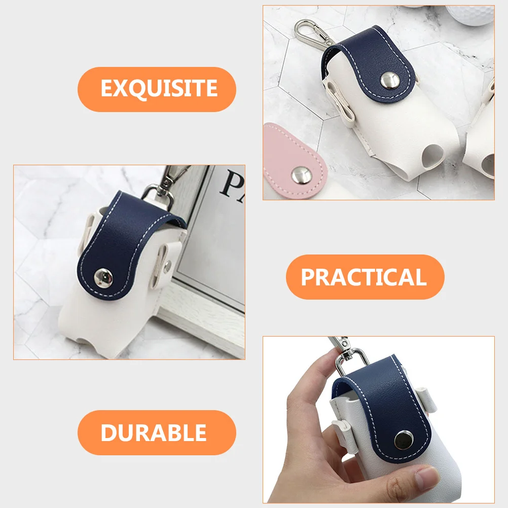 حقيبة كرة الجولف المقاومة من قماش البولي يوريثان، لمسة مريحة، سهلة التنظيف، حامل مستلزمات الجولف المحمول مثالي للمبتدئين