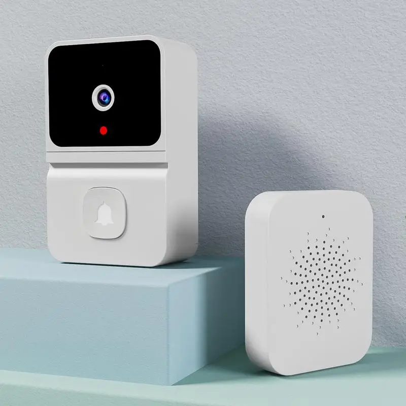 جرس الباب الرقمي اللاسلكي في الهواء الطلق ، كاميرا أمن الوطن مقاوم للماء ، أجراس الباب الذكية زاوية واسعة مع رؤية ليلية
