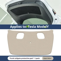Car Mats For Tesla Model Y Anti-kick Cushion Accessories All Weather Dustproof Protection Pad