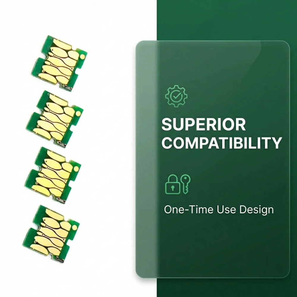 

Ink Cartridge Chips America T40V Compatible Disposable One-Time Use Chip For Epson SureColor T2170 T3170 T3170M T5170 T5170M